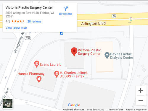 Directions to Plastic Surgery Center in Fairfax, VA