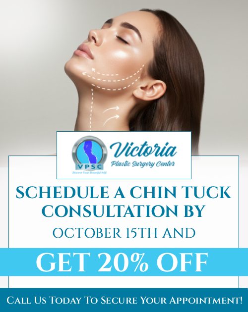At Victoria Plastic Surgery Center, Dr. Suh, MD, recommends chin tucks as a simple yet powerful exercise to support neck strength, improve posture, and enhance jawline definition. This targeted movement helps counteract the effects of tech neck and aging by engaging deep cervical muscles and encouraging spinal alignment. Regular chin tucks can also contribute to better breathing and reduced tension in the shoulders and upper back. For those looking to maintain a youthful profile and overall wellness, it's an easy addition to your daily routine. For more information, contact us today or book an appointment online. We are conveniently located at 8503 Arlington Blvd #130 Fairfax, VA 22031.